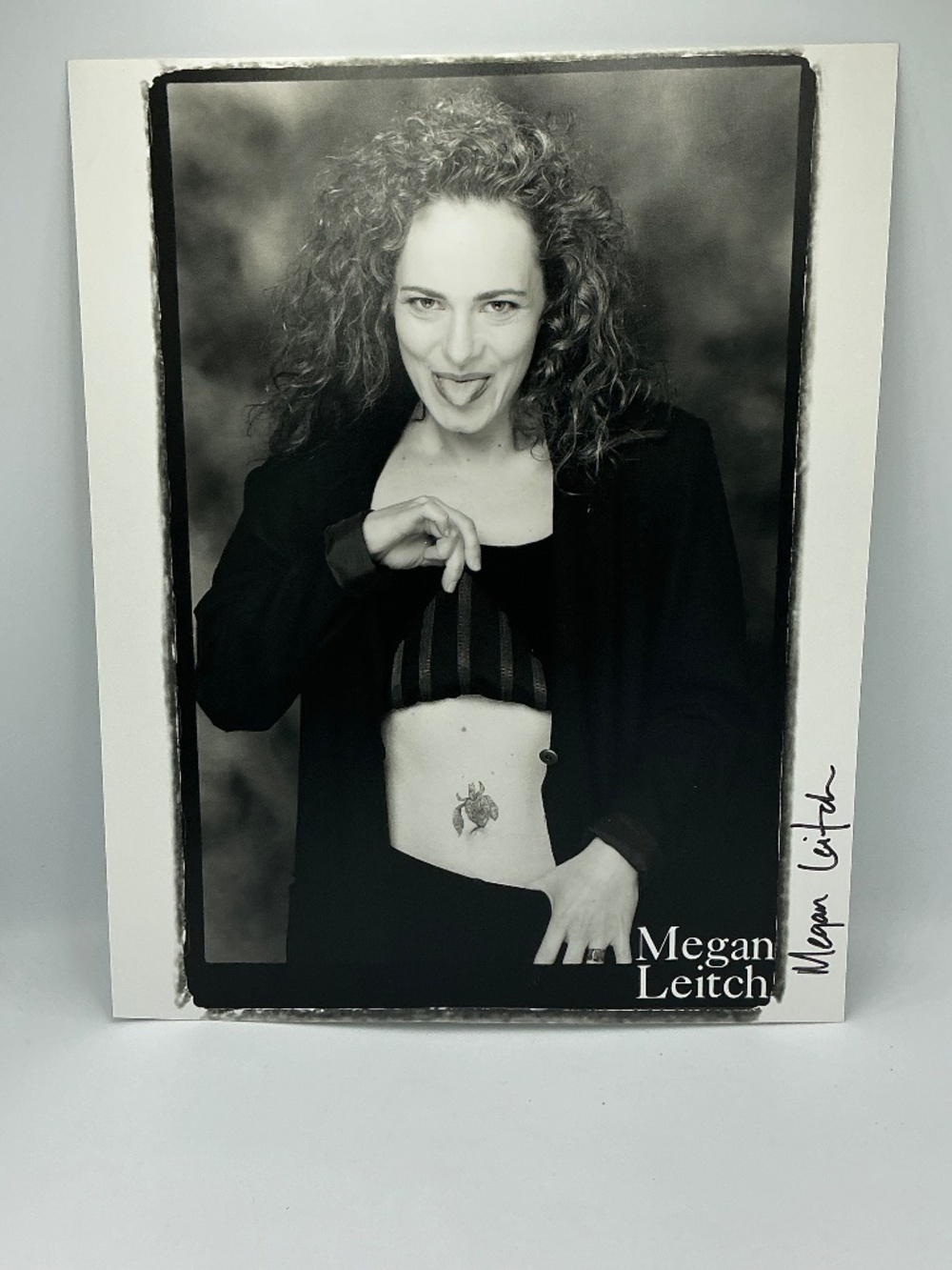 X-Files Autographed Megan Leitch Signed Photo Samantha Mulder 8x10 Litho